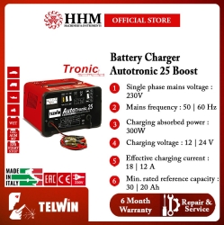 TELWIN Battery Charger Autotronic 25 Boost Battery Charger