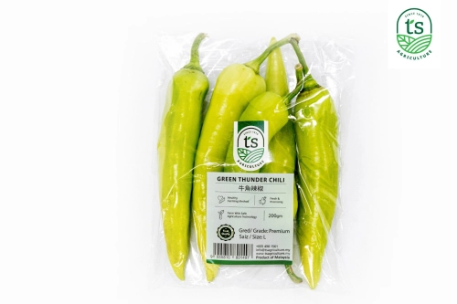 Green Thunder Chili 200gm+- (18pck/ctn)