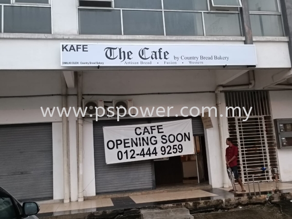 Cafe Signboard Outdoor Signboard SIGNBOARD Selangor, Malaysia, Kuala Lumpur (KL), Puchong Manufacturer, Maker, Supplier, Supply | PS Power Signs Sdn Bhd