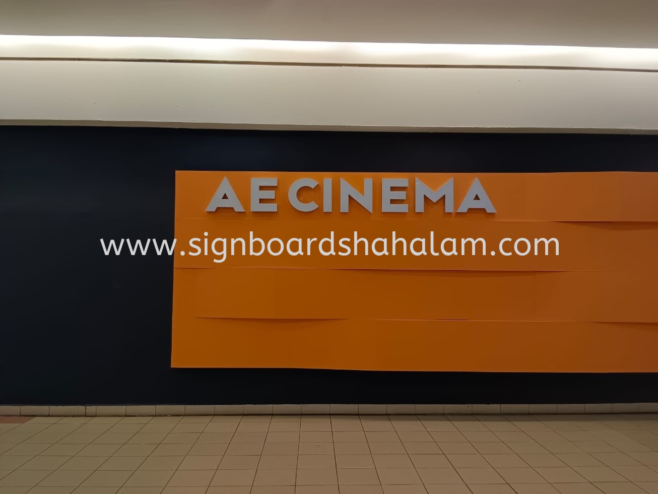 AE CINEMA 3D LED FRONTLIT & LED NEON & LIGHTBOX SIGNAGE SIGNBOARD 