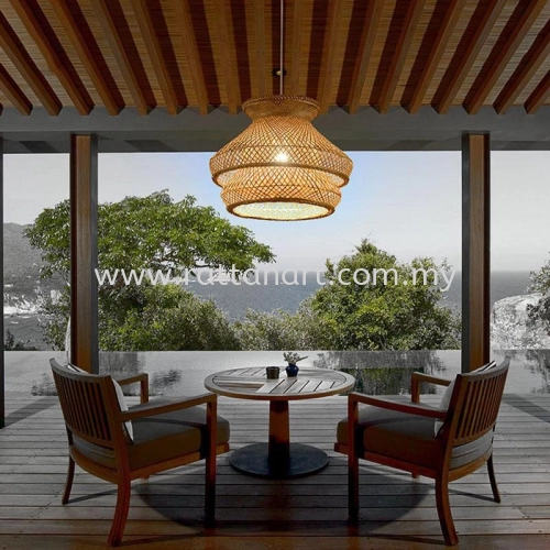 RATTAN PENDANT LIGHT