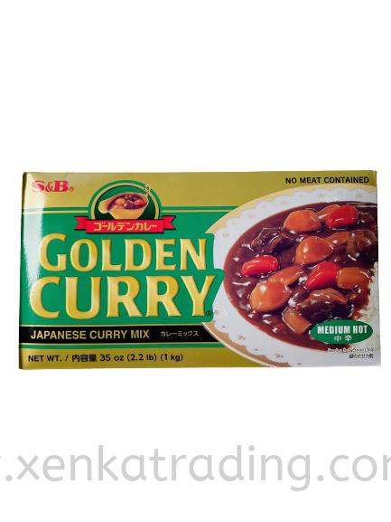 XK262 S&B Medium Hot Golden Curry Mix 1kg Dry Dry Products Selangor, Malaysia, Kuala Lumpur (KL), Puchong Supplier, Suppliers, Supply, Supplies | Xenka Trading (M) Sdn Bhd