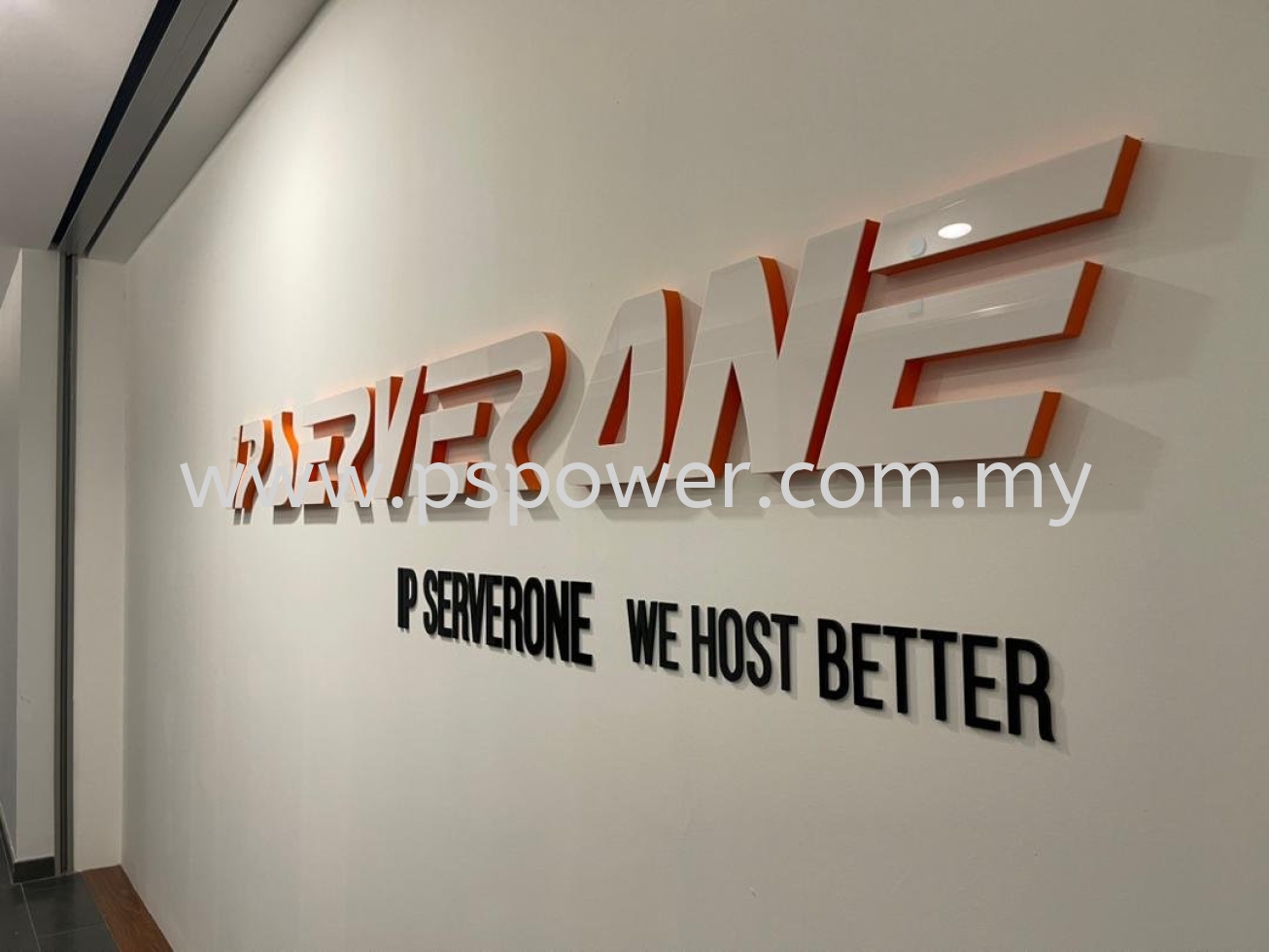 Acrylic Indoor Signage with 2 layer colour