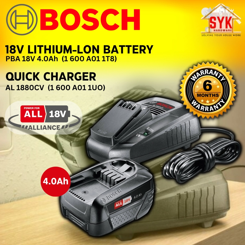 Live - Battery Charger for Bosch 18V