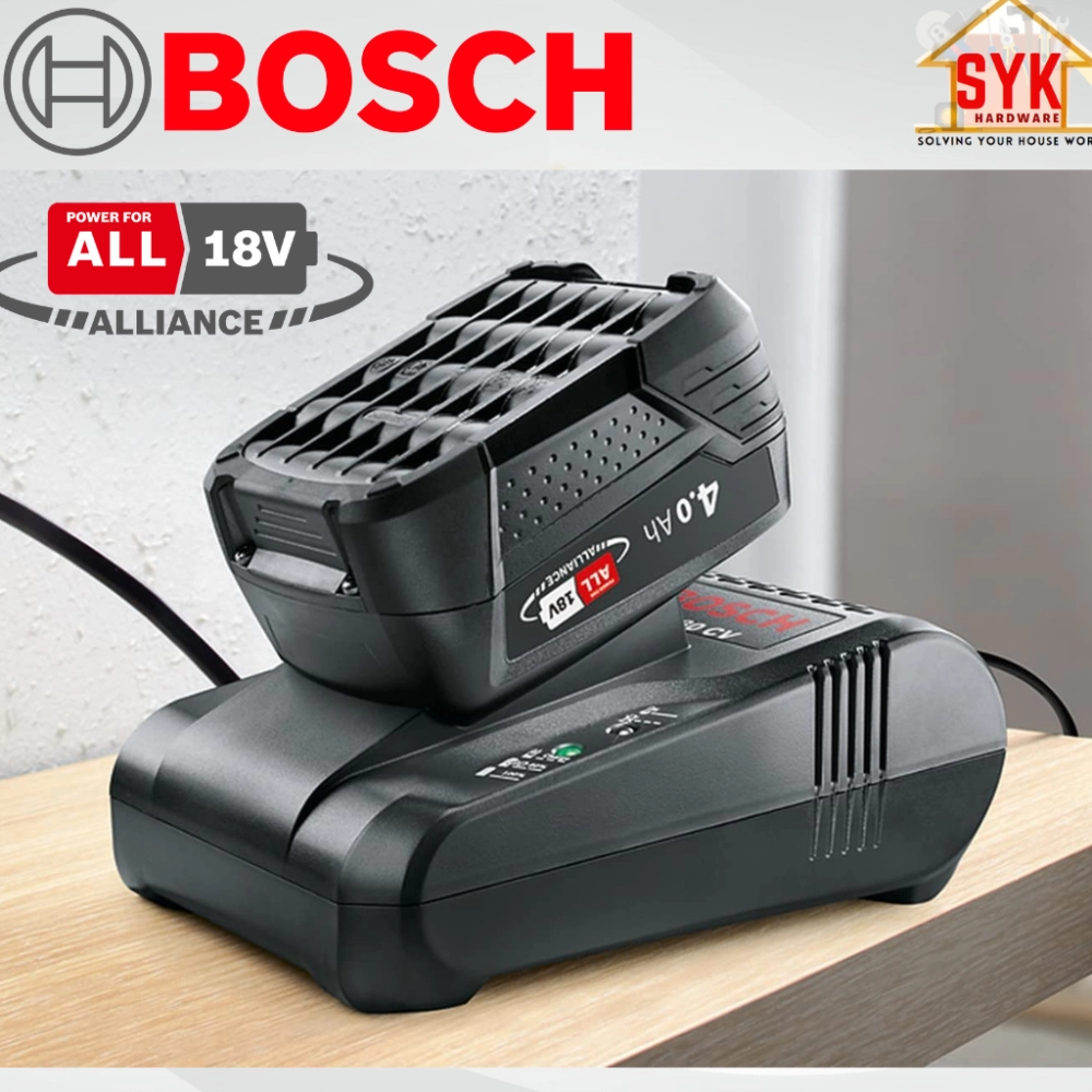 SYK Bosch 18V PBA 18V 4.0Ah 1600A011T8 AL1880CV 1600A011UO Home Garden  Lithium-lon Rechargeable Battery Quick Charger Home & Livings Tools & Home  Improvement Water Pumps, Parts & Accessories Negeri Sembilan, Malaysia  Supplier