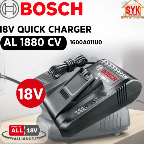 SYK Bosch 18V PBA 18V 4.0Ah 1600A011T8 AL1880CV 1600A011UO Home Garden  Lithium-lon Rechargeable Battery Quick Charger Home & Livings Tools & Home  Improvement Water Pumps, Parts & Accessories Negeri Sembilan, Malaysia  Supplier