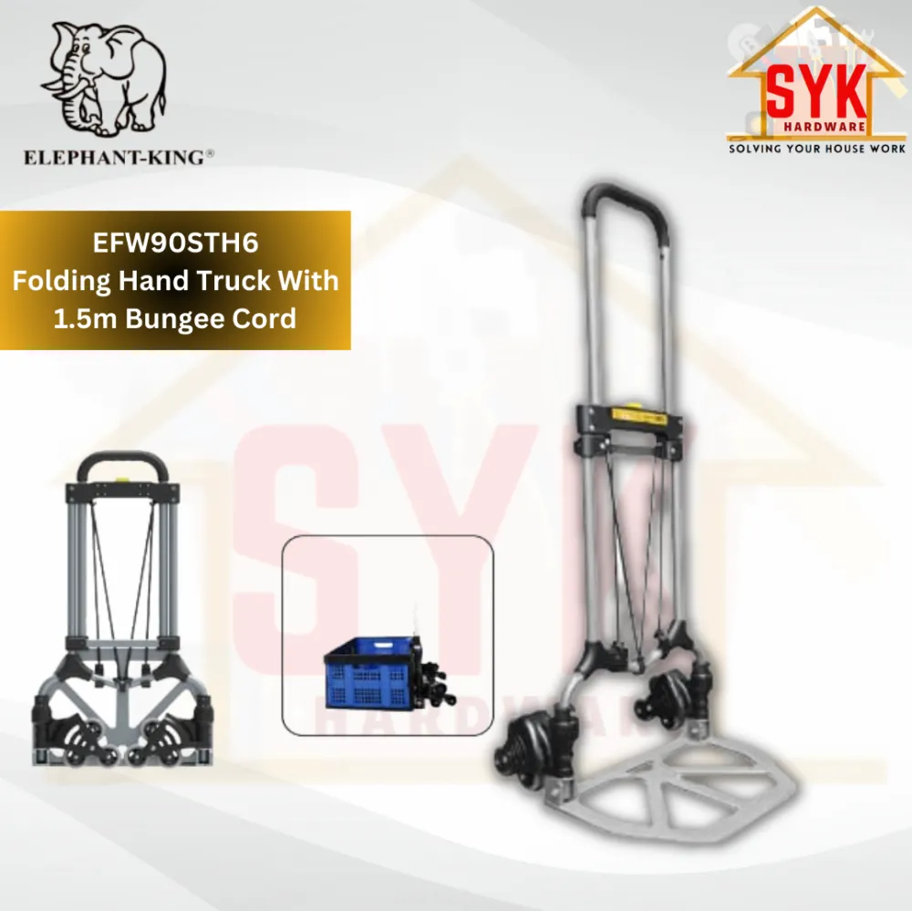 SYK Elephant King Folding Platform Hand Truck Trolley Wheels Heavy Duty ...