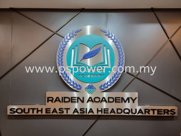 3D logo and Lettering Company Signage INDOOR SIGNAGE SIGNAGE Selangor, Malaysia, Kuala Lumpur (KL), Puchong Manufacturer, Maker, Supplier, Supply | PS Power Signs Sdn Bhd