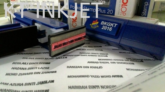 Pocket Stamp Pocket Stamp Rubber Stamp Johor Bahru (JB), Malaysia  Design & Printing Supply | KT Inkjet Printing Marketing