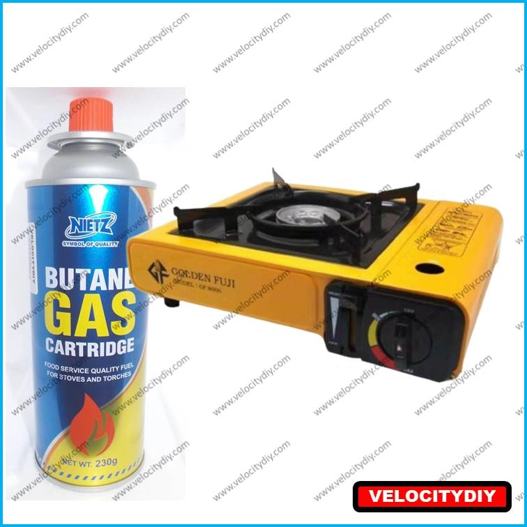 （火锅煤气）Nietz Butane Gas/Butane Gas Cartridge/Portable Gas Stove/Burner Welding Gas 230gm