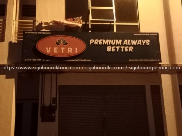 Vetri 3d Box Up Led Frontlit Lettering Logo Signage Signboard At Jenjarom Selangor 3D LED SIGNAGE Kuala Lumpur (KL), Malaysia Supplies, Manufacturer, Design | Great Sign Advertising (M) Sdn Bhd