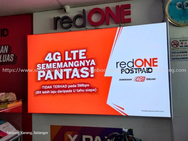 Red One Indoor Fabric Lightbox Signage  LED Fabric Light Box Kuala Lumpur (KL), Malaysia Pembinaan, Pasang, Pembekal | Great Sign Advertising (M) Sdn Bhd