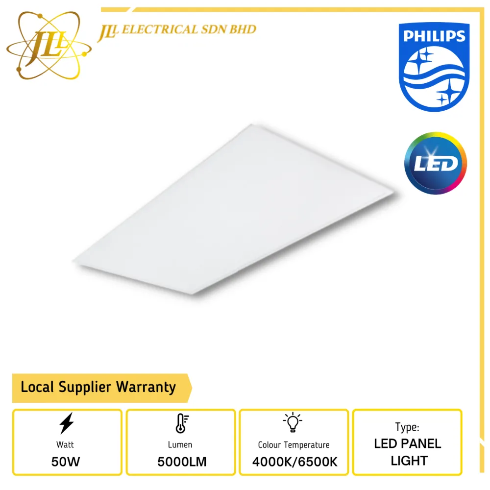 PHILIPS SMARTBRIGHT DIRECT PANEL G2 RC048B LED50S 50W PSU 2X4FEET GM LED TROFFER PANEL LIGHT [4000K/6500K]