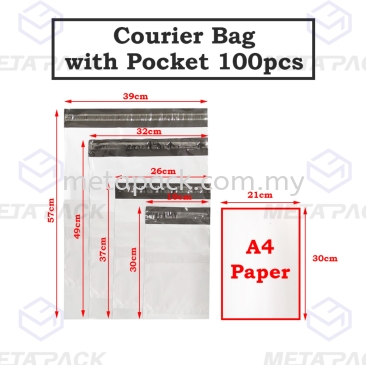 Courier Bag with Pocket 18cm*30cm