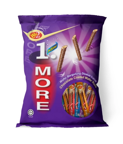 WIN WIN 1 MORE CHOCO COATED WAFER ROLL 360G