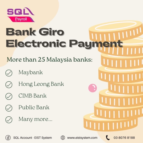 SQL Payroll - SQL Payroll Bank Giro Electronic Payment