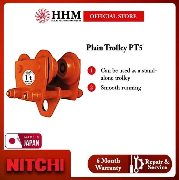 NITCHI Plain Trolley PT5 Truck and Trolleys Material Handling Kuala Lumpur (KL), Malaysia, Selangor, PJ Supplier, Suppliers, Supply, Supplies | HHM Machinery & Instruments Sdn Bhd