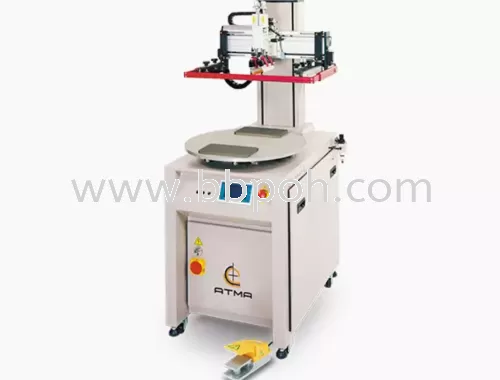 Electric Index Table Flat Screen Printer