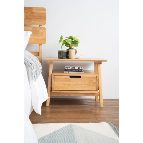 KEVA BED SIDE TABLE-WOOD