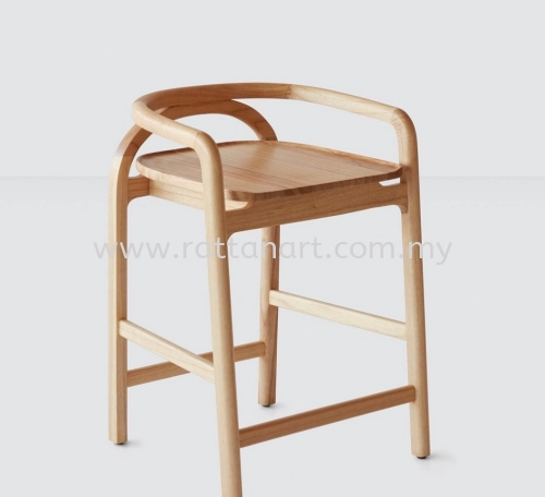 WOODEN COUNTER STOOL