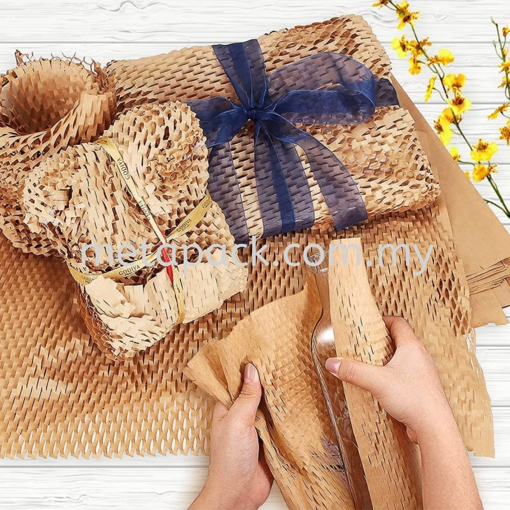 Honeycomb Kraft Paper Wrap 30cm x 200 meter
