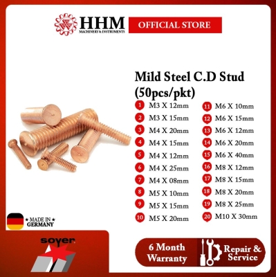 SOYER Mild Steel C.D Stud (50pcs/pkt)