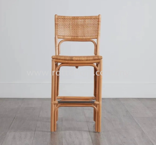 RATTAN BAR STOOL