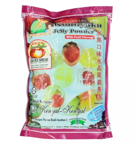 Happy Grass Konnyaku Lychee Flavour Jelly Powder 250g