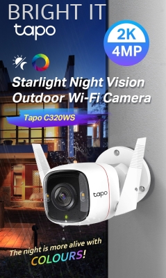 Tapo C320WS 2K Outdoor Security Wi-Fi Camera