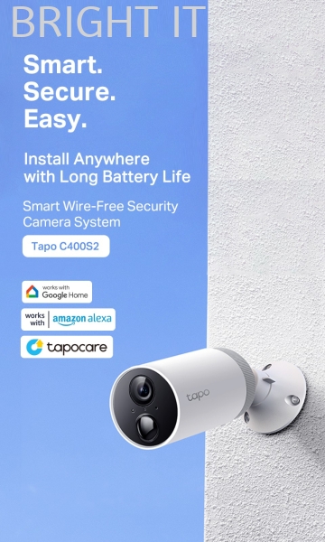 Tapo C400S2 2MP Smart Wire-Free Security Camera System TP-Link Tapo CCTV Product Melaka, Malaysia, Batu Berendam Supplier, Suppliers, Supply, Supplies | BRIGHT IT SALES & SERVICES