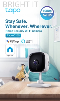 Tapo C100 2MP Home Security WiFi Camera