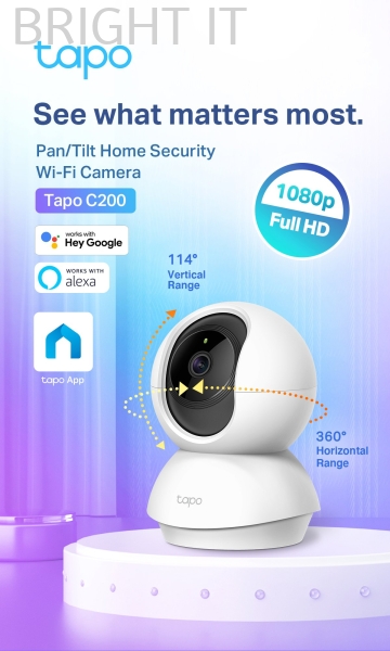 Tapo C200 1080p HD WiFi Camera TP-Link Tapo CCTV Product Melaka, Malaysia, Batu Berendam Supplier, Suppliers, Supply, Supplies | BRIGHT IT SALES & SERVICES