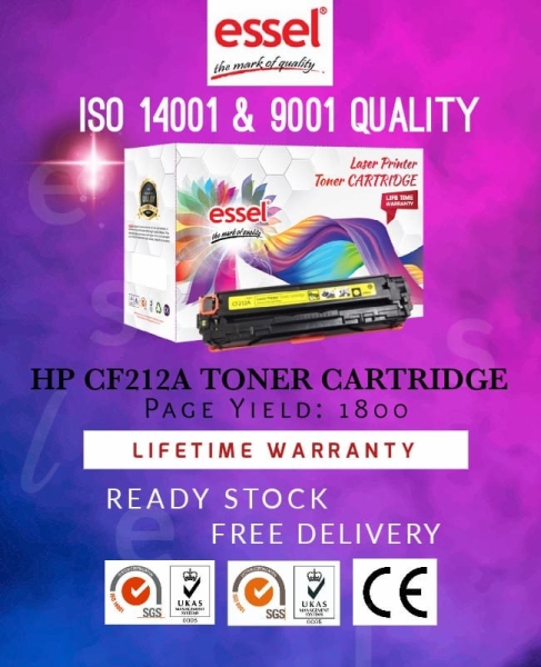 HP CF212A (131A) HP toner cartridge (ISO Quality) Toner Cartridges Kuala Lumpur (KL), Malaysia, Selangor Supplier, Reseller, Supply, Supplies | Esseline Worldwide Distribution Sdn Bhd