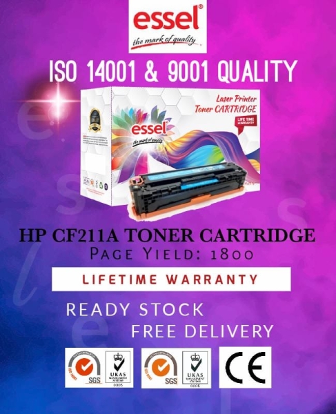 HP CF211A (131A) HP toner cartridge (ISO Quality) Toner Cartridges Kuala Lumpur (KL), Malaysia, Selangor Supplier, Reseller, Supply, Supplies | Esseline Worldwide Distribution Sdn Bhd