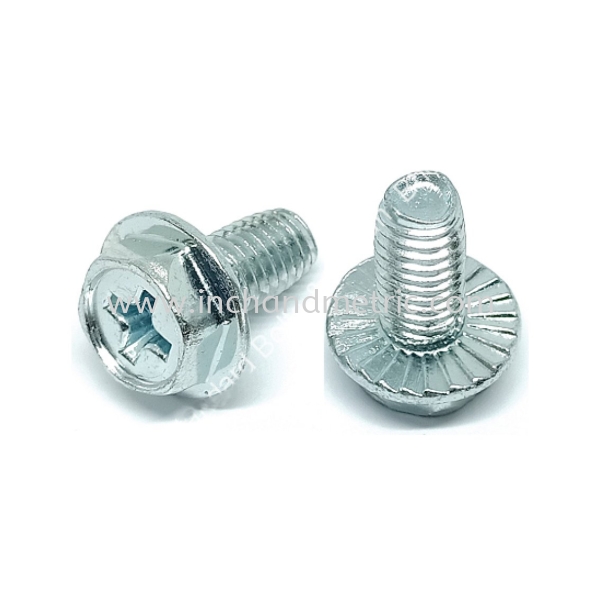 Phil Hex Flange Bolt - Taptite Thread (ZP & ZY) Flange Bolt Hexagon Bolts Malaysia, Penang, Selangor, Kuala Lumpur (KL), Johor Bahru (JB), Perak Hardware Store, Furniture Fittings | Inch & Metric Marketing Sdn Bhd