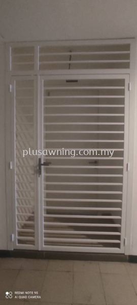 SWING DOOR GRILL @UNITED POINT RESIDENCE, TOWER C, JALAN LANG EMAS, KEPONG, KUALA LUMPUR  Grill Door Selangor, Malaysia, Kuala Lumpur (KL), Cheras Contractor, Service | Plus Awning & Iron Sdn Bhd