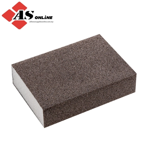 YORK Abrasive Block, Aluminium Oxide, Fine, Black, 96 x 69 x 25mm / Model: YRK2019000K