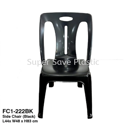 FC1222-B SIDE CHAIR BLACK