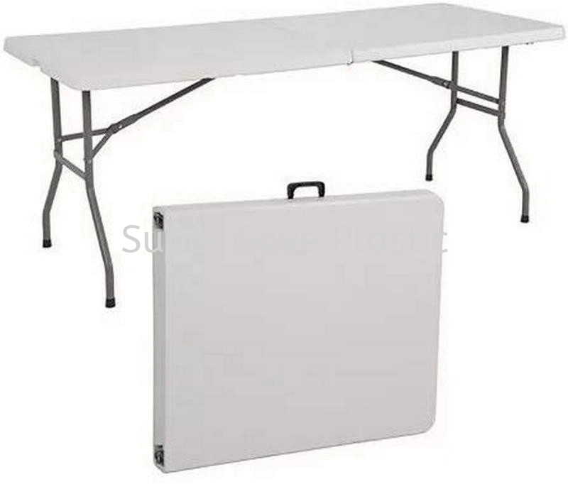 FT180W 6FT FOLIDING HALF TABLE(180X75X74CM)