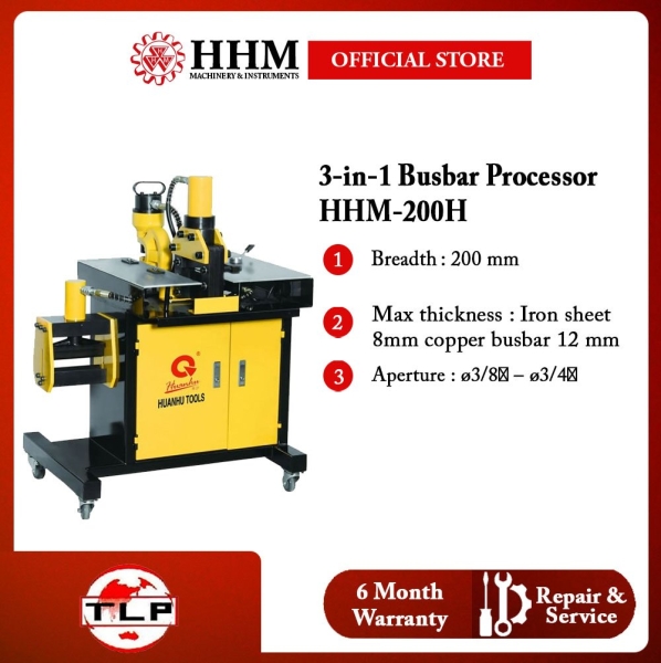 ( PRE-ORDER 1 WKS ) TLP 3-in-1 Busbar Processor-HHM-200H 3-in-1 Busbar Processor Hydraulic Tool Equipment Kuala Lumpur (KL), Malaysia, Selangor, PJ Supplier, Suppliers, Supply, Supplies | HHM Machinery & Instruments Sdn Bhd