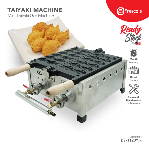 Taiyaki Fish Waffle Maker Fish Shape Gas Machine Machine Waffle Machine Kuala Lumpur, KL, Malaysia Supply, Supplier, Suppliers | Fresco Cocoa Supply PLT