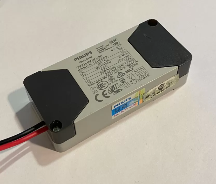 PHILIPS CERTADRIVE 12W 0.3A 40V I 230V LED ELECTRONIC BALLAST/ DRIVER  9290014095