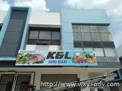 K&L MINI MART Normal Signboard