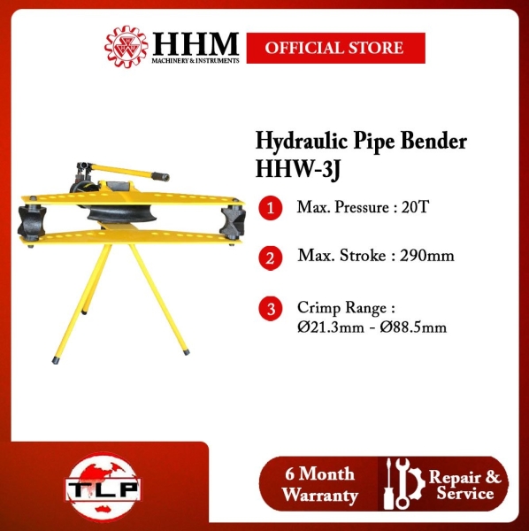 TLP HUANHU Hydraulic Pipe Bender (HHW-3J) HYDRAULIC PIPE BENDER Bender Metal Working Tools Kuala Lumpur (KL), Malaysia, Selangor, PJ Supplier, Suppliers, Supply, Supplies | HHM Machinery & Instruments Sdn Bhd