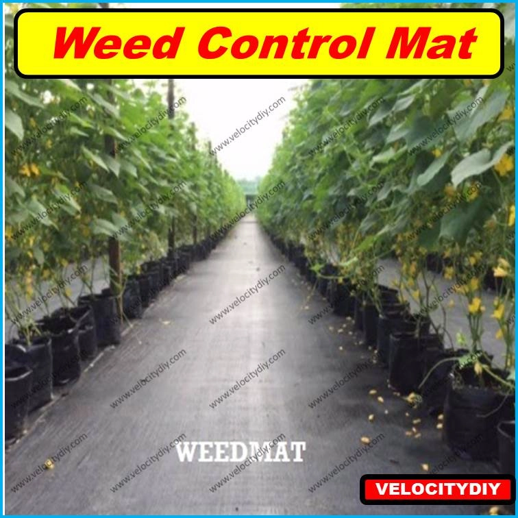 （防草布）Heavy-Duty Weed Block Gardening Mat Superior Weed Control Weed Mat 1.8m x 1m