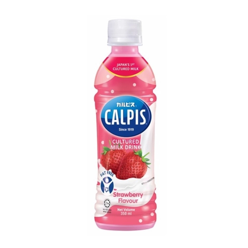 Calpis Cultured Milk Drink Strawberry Flavour 350ml