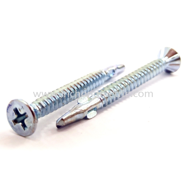 DS-FH (W) - Countersunk Head With Wings DS (Drilling Screws) Screw Malaysia, Penang, Selangor, Kuala Lumpur (KL), Johor Bahru (JB), Perak Hardware Store, Furniture Fittings | Inch & Metric Marketing Sdn Bhd