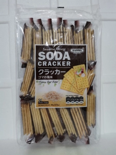 SANWA SODA CRACKER SESAME 480G 日式芝麻味苏打饼干