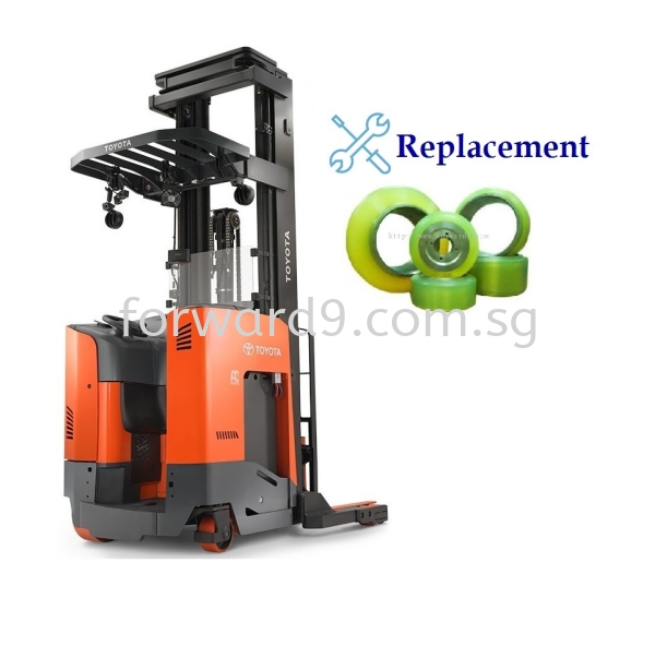 Change Reach Truck Wheel Reach Truck Repairing & Maintenance & Servicing Service & Maintenance Singapore, Malaysia, Johor Bahru (JB) Supplier, Manufacturer, Supply, Supplies | Forward Solution Engineering Pte Ltd