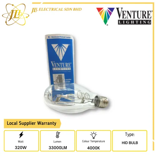 VENTURE 12718 320W 135V 4000K E39 METAL HALIDE HID LIGHT BULB